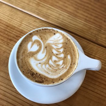 Fount Coffee + Kitchen - Latte that they made which wasn't even on the menu! The barista is so creative and she makes such beautiful latte art. - Coffee & Tea Near Me - Morrisville, North Carolina Fount Coffee + Kitchen - Latte that they made which wasn't even on the menu! The barista is so creative and she makes such beautiful latte art. - Coffee & Tea Near Me - Morrisville, North Carolina