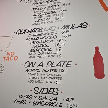 Los Tacos No.1 - Menu wall - Tacos Near Me - New York, New York Los Tacos No.1 - Menu wall - Tacos Near Me - New York, New York