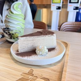 Tiramisu Crepe Layer Cake