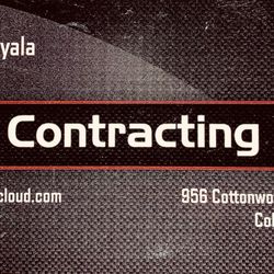 J & L Contracting - Business card.