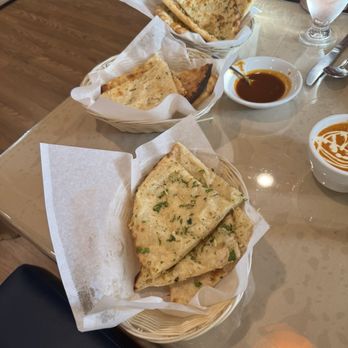 Aroma Indian Kitchen - Garlic Naan - Indian Near Me - Chatsworth, California