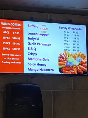 Menu photo 2 Buffalo Wing & Grill Arlington, TX