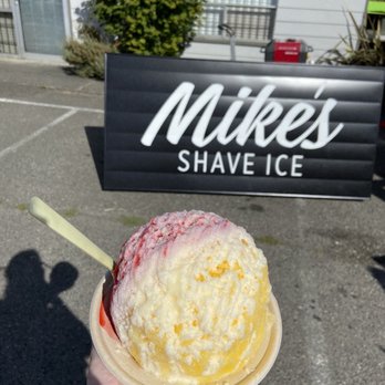 Mike's Shave Ice - Pineapple, strawberry, condensed milk - Shaved Ice Near Me Mike's Shave Ice - Pineapple, strawberry, condensed milk - Shaved Ice Near Me
