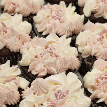 Sugar Butter Bakery - chocolate cupcakes with pink and white frosting - Bakeries Near Me - Carnegie, Pennsylvania Sugar Butter Bakery - chocolate cupcakes with pink and white frosting - Bakeries Near Me - Carnegie, Pennsylvania