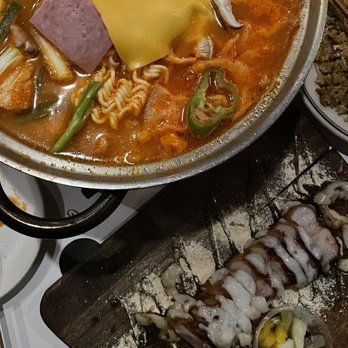 Take31 - Budae Jjigae & Pork Belly Rice Crepe Wraps - Korean Near Me - New York, New York
