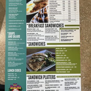 Hot Stacks - Menu (1 of 2) - August 12, 2023 - Breakfast & Brunch Near Me - North Myrtle Beach, South Carolina
