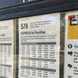 Auburn Train Station - 2nd Ave Ext. & S Jackson St (Downtown Seattle/Pioneer Square) schedule