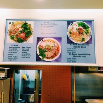 Vietnam Cafe - Menu, taken 11/26/13. - Vietnamese Near Me - Des Moines, Iowa