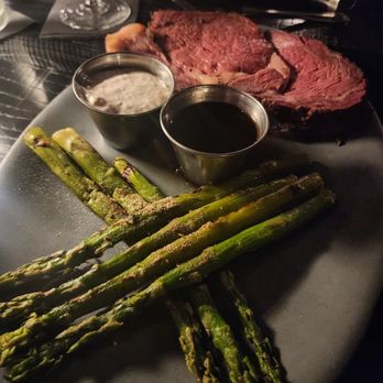 1845 Taste Texas - 12 Oz Prime rib w/asparagus. - Steakhouses Near Me - Flower Mound, Texas 1845 Taste Texas - 12 Oz Prime rib w/asparagus. - Steakhouses Near Me - Flower Mound, Texas