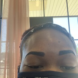 While the tint was processing.