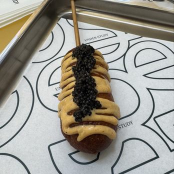 Under-Study - Lobster corn dog with caviar - Bakeries Near Me - Saint Helena, California Under-Study - Lobster corn dog with caviar - Bakeries Near Me - Saint Helena, California
