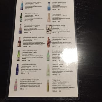 Kizuna - Sake menu - Sushi Bars Near Me - Vienna, Virginia Kizuna - Sake menu - Sushi Bars Near Me - Vienna, Virginia