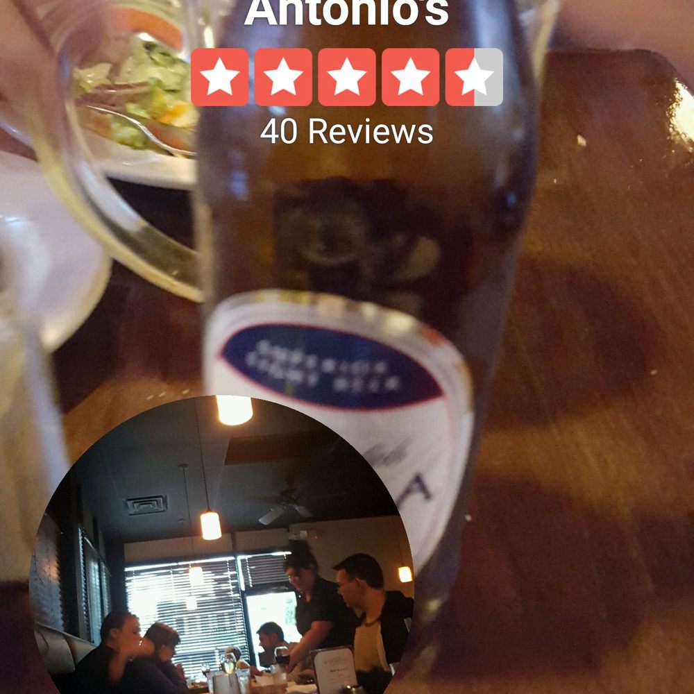 The Original Antonio's - Hubby had a beer. They also have wine, but I chose ice tea which comes with free refills - Italian Near Me - Beacon Falls, Connecticut The Original Antonio's - Hubby had a beer. They also have wine, but I chose ice tea which comes with free refills - Italian Near Me - Beacon Falls, Connecticut