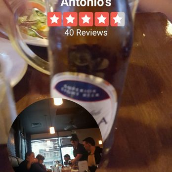 The Original Antonio's - Hubby had a beer. They also have wine, but I chose ice tea which comes with free refills - Italian Near Me - Beacon Falls, Connecticut The Original Antonio's - Hubby had a beer. They also have wine, but I chose ice tea which comes with free refills - Italian Near Me - Beacon Falls, Connecticut