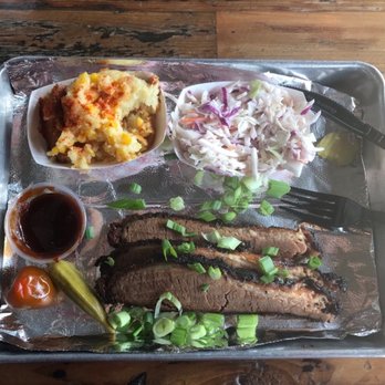 Gracious Pig Smokehouse - Brisket plate with 2 sides. - Barbeque Near Me - Surfside Beach, South Carolina Gracious Pig Smokehouse - Brisket plate with 2 sides. - Barbeque Near Me - Surfside Beach, South Carolina