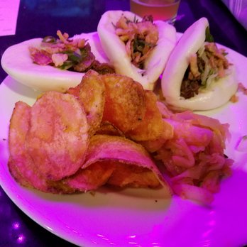 Garment Factory Events - Hoisin Duck Steamed Buns wasabi-ginger and house chips - Venues & Event Spaces Near Me - Franklin, Indiana Garment Factory Events - Hoisin Duck Steamed Buns wasabi-ginger and house chips - Venues & Event Spaces Near Me - Franklin, Indiana
