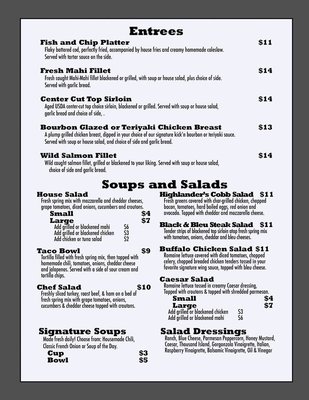 Menu photo 4 Highlander's Grill & Tavern Banner Elk, NC