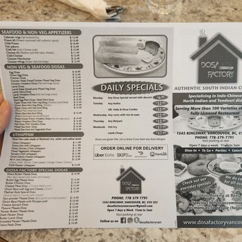 Dosa Factory - Indian Near Me - Vancouver, British Columbia Dosa Factory - Indian Near Me - Vancouver, British Columbia
