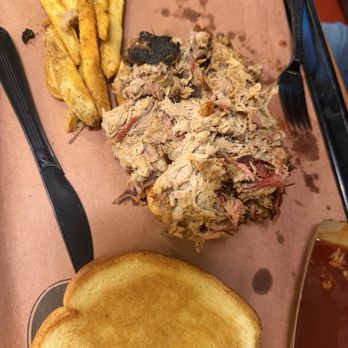 The Smoke Pit - BBQ Pulled Chicken Sandwich* - Southern Near Me - Monroe, North Carolina