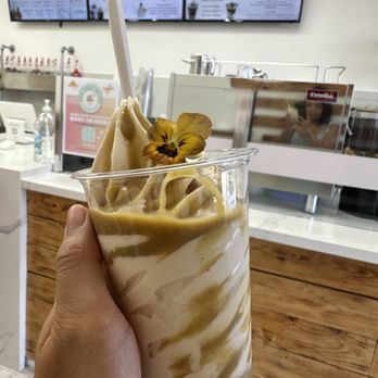 Nectar + Ice - Dulce de leche w/ pistachio drizzle - Ice Cream & Frozen Yogurt Near Me - Metairie, Louisiana