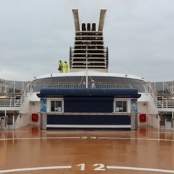 Color Line Cruises - Ute på dekk på Color Magic 29. Juni 2017.