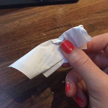 Topgolf - Using our receipt as a napkin. - New American Near Me - Centennial, Colorado