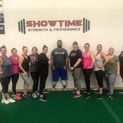 Adult bootcamp with the lovely ladies and Coach John