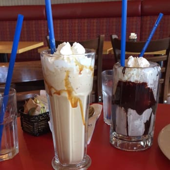 Demetres - Stormy weather (caramel coffee frappucino) for $6.75 and the OC (Oreo milkshake) for $7.25 - Desserts Near Me - Richmond Hill, Ontario
