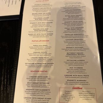 Pastini - Dinner menu - Italian Near Me - Portland, Oregon Pastini - Dinner menu - Italian Near Me - Portland, Oregon