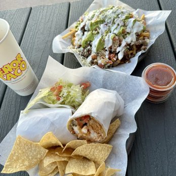 Señor Taco - Shrimp burrito and loaded Pollo Asado Fries - Mexican Near Me - Chandler, Arizona Señor Taco - Shrimp burrito and loaded Pollo Asado Fries - Mexican Near Me - Chandler, Arizona