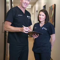 Sinus & Snoring Specialists - Dr. Slaughter and his nurse, Erica.