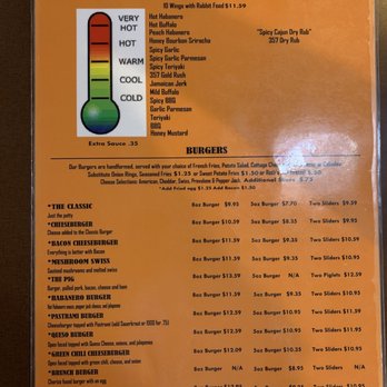 357 Reloaded - Menu back - Burgers Near Me - Clifton, Colorado