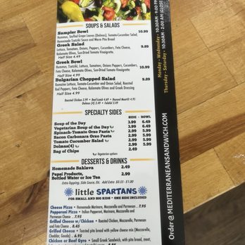 Mediterranean Sandwich Co - Menu - Mediterranean Near Me - Mobile, Alabama