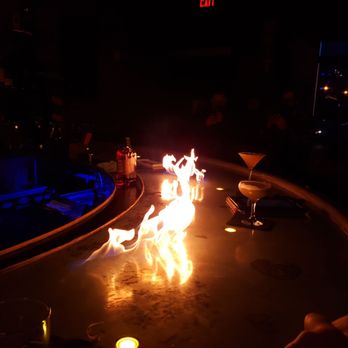 Northside Speakeasy - Lemon oil on fire - Speakeasies Near Me - Akron, Ohio