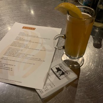 Cochon RESTAURANT - Had a lingering cough, barman made me a (off menu) hot toddy. - Cajun/Creole Near Me - New Orleans, Louisiana