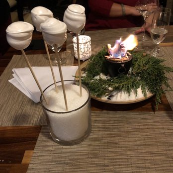 Trummer's On Main - Marshmallows to be roasted over the tabletop campfire. - New American Near Me - Clifton, Virginia
