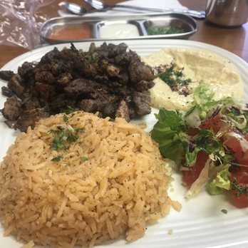 Jerusalem Restaurant - mixed shawarma entree! - Halal Near Me - Peoria, Illinois
