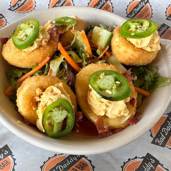 Bad Daddy's Burger Bar - Not Your Mama's Deviled Eggs, the best !!! - Burgers Near Me - Johnstown, Colorado