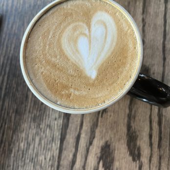 Steel & Rye - Hot Honey Lavender Latte with skim milk - American Near Me - Milton, Massachusetts