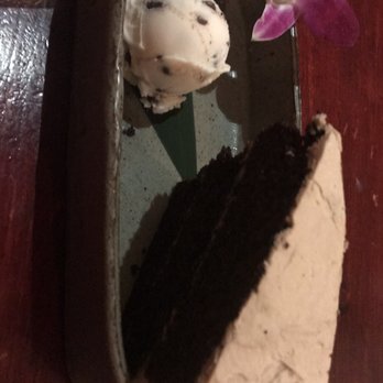 HanGawi - Mocha Cake with ice cream - Vegetarian Near Me - New York, New York HanGawi - Mocha Cake with ice cream - Vegetarian Near Me - New York, New York