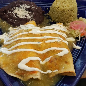 Maggie's Blue Rose - Chicken enchiladas horrible had 2 bites it was a waste of money - Mexican Near Me - Avalon, California Maggie's Blue Rose - Chicken enchiladas horrible had 2 bites it was a waste of money - Mexican Near Me - Avalon, California