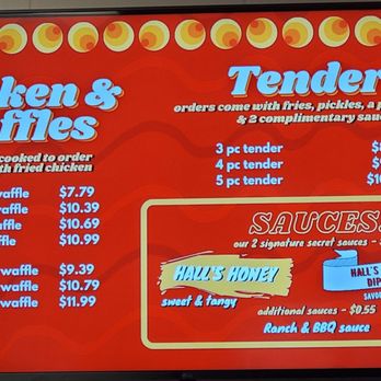 Halls Honey Fried Chicken - Menu - Chicken Wings Near Me - Carrollton, Texas