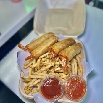 Beastea - Garlic Fries & Rocket Shrimp Crispy Egg Rolls - Coffee & Tea Near Me - Santa Clara, California