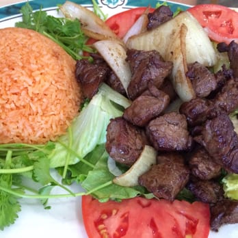 Pho Nguyen - Com Bo Luc Lac- Cubed Beef with Red Rice - Vietnamese Near Me - Milpitas, California Pho Nguyen - Com Bo Luc Lac- Cubed Beef with Red Rice - Vietnamese Near Me - Milpitas, California