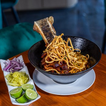 Amata Modern Thai - Bone Marrow Short Rib Khao Soi - Thai Near Me - Las Vegas, Nevada Amata Modern Thai - Bone Marrow Short Rib Khao Soi - Thai Near Me - Las Vegas, Nevada