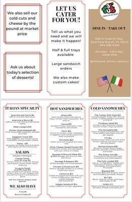 Menu photo 7 What'Sub Deerfield Beach, FL