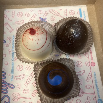 Sugar Kingdom - 3 small chocolate eggs $20+ - Candy Stores Near Me - Virginia Beach, Virginia