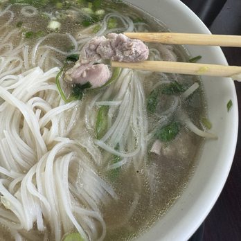 Pho 79 - Did they chew before putting this in? :( - Vietnamese Near Me - North Charleston, South Carolina