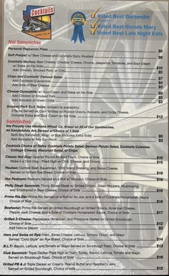 Menu photo 4 Cocktails Bullhead City, AZ