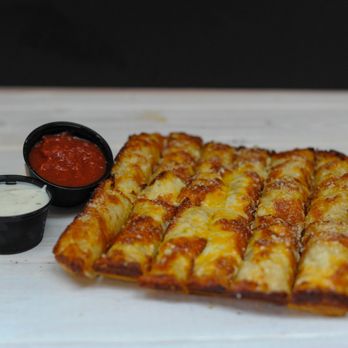 Dandino's Pizza & More - Cheeser Bread, choice of dipping sauce. Marinara, Ranch, Southwest Ranch (spicy), Garlic Butter, Frank's Buffalo, Red Hot and Blue Cheese. - Pizza Near Me - Toledo, Ohio Dandino's Pizza & More - Cheeser Bread, choice of dipping sauce. Marinara, Ranch, Southwest Ranch (spicy), Garlic Butter, Frank's Buffalo, Red Hot and Blue Cheese. - Pizza Near Me - Toledo, Ohio